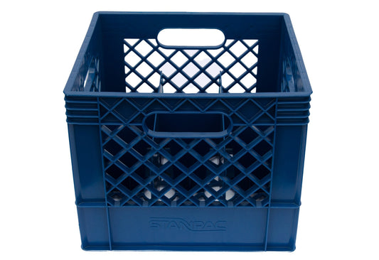 Plastic Crate for 2 Qt. Glass Milk Bottles / Commercial Duty - Better Beverage Bottles